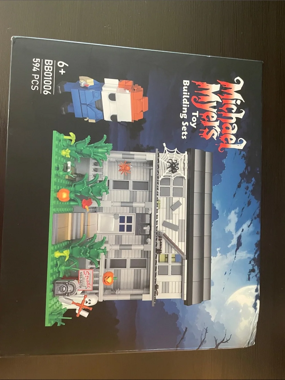 Michael Myers Halloween House Building Set 594 Pc BB01006 NEW